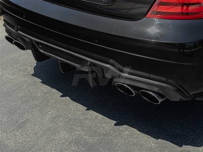 RW Carbon - Mercedes W204 C63 DTM Carbon Fiber Rear Diffuser mercw20440 - Image 3