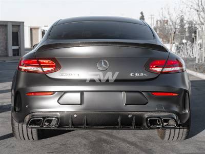 RW Carbon - Mercedes W205 C63/C63S Coupe 19+ CF Diffuser mercw20542 - Image 2
