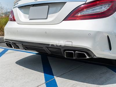 Mercedes W218 CLS63 AMG Carbon Fiber Diffuser mercw21810