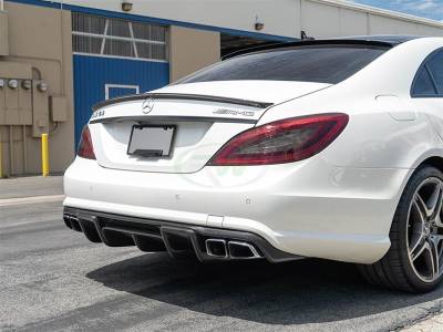 Mercedes W218 CLS63 Renn Style Carbon Fiber Diffuser mercw21805