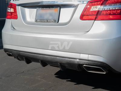 RW Carbon - Mercedes W212 AMG DTM Carbon Fiber Diffuser mercw21206 - Image 2