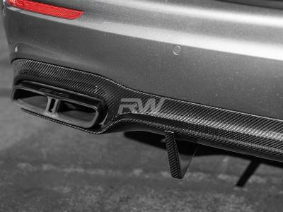 RW Carbon - Mercedes W213 E63S Carbon Fiber Rear Diffuser mercw21310 - Image 4
