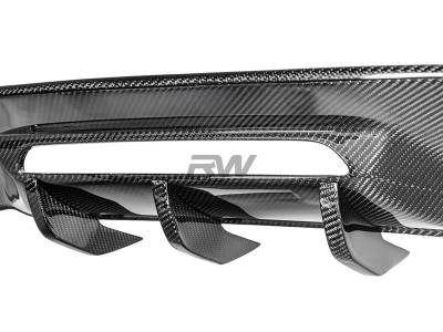 RW Carbon - Mercedes C190 GTC RWS Carbon Fiber Diffuser 2020+ mercc19015 - Image 2