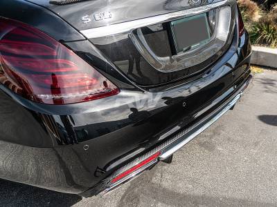 RW Carbon - Mercedes W222 S63 Carbon Fiber Rear Diffuser mercw22202 - Image 4