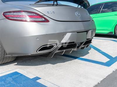 RW Carbon - Mercedes SLS Renn Style Carbon Fiber Diffuser mercsls01 - Image 2