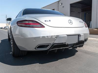 RW Carbon - Mercedes SLS Renn Style Carbon Fiber Diffuser mercsls01 - Image 6