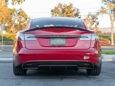 RW Carbon - Tesla Model S Carbon Fiber Rear Diffuser Tesla03 - Image 2