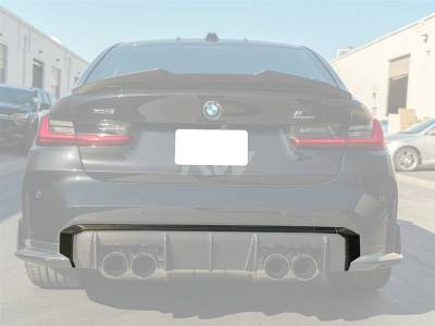 BMW G8X M3 M4 Carbon Fiber Outer Diffuser Trim bmwg80016