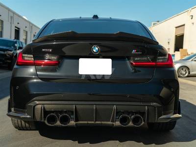 RW Carbon - BMW G8X M3 M4 Carbon Fiber Outer Diffuser Trim bmwg80016 - Image 2
