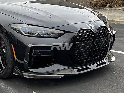 BMW G22 G23 Carbon Fiber Front Duct Trims bmwg22018