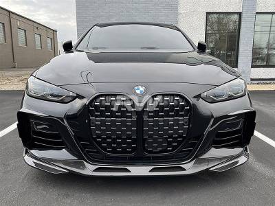 RW Carbon - BMW G22 G23 Carbon Fiber Front Duct Trims bmwg22018 - Image 2