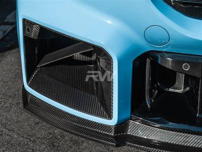 RW Carbon - BMW G87 M2 Carbon Fiber Front Duct Trims bmwg8705 - Image 3