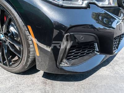 BMW G20 M340i CF Front Bumper Duct Trims bmwg20028