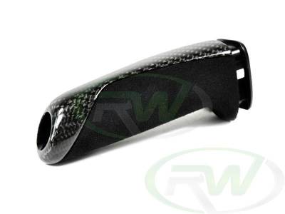 RW Carbon - BMW Carbon Fiber Alcantara E-Brake Handle CFebrake2 - Image 5