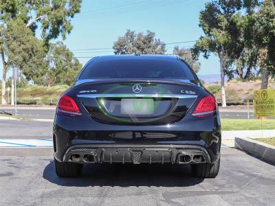 RW Carbon - Mercedes W205 W212 Carbon Fiber Exhaust Tips mercw20533 - Image 2