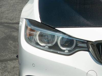 BMW F30 F31 Carbon Fiber Eyelids bmwf30011