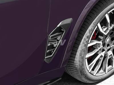 RW Carbon - BMW G05 X5 F95 X5M LCI Carbon Fiber Fender Trims bmwg05014 - Image 4