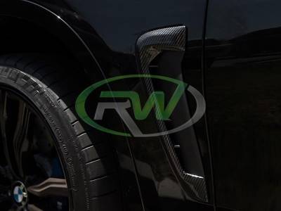 RW Carbon - BMW F86 X6M Carbon Fiber Fender Trims bmwf15009 - Image 2