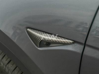 RW Carbon - Tesla Model 3 / Y Carbon Fiber Fender Trims tesla015 - Image 3