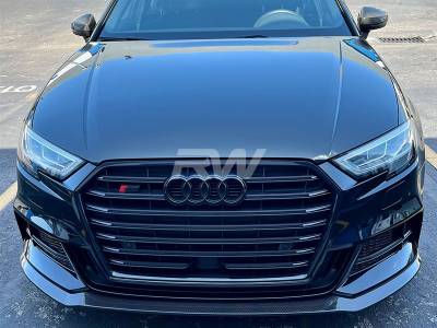 RW Carbon - Audi 8v A3 S-Line/S3 Facelift Carbon Fiber GTX Front Lip audi8vs302 - Image 2