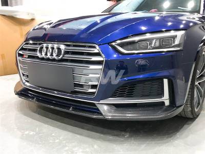 RW Carbon - Audi A5 S5 Carbon Fiber Front Lip 17-19 audib8004 - Image 2
