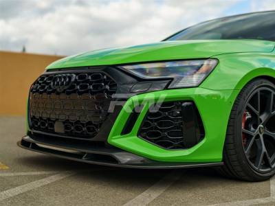 RW Carbon - Audi RS3 8Y Carbon Fiber Front Lip Spoiler audirs38y01 - Image 2