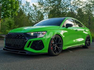RW Carbon - Audi RS3 8Y Carbon Fiber Front Lip Spoiler audirs38y01 - Image 3