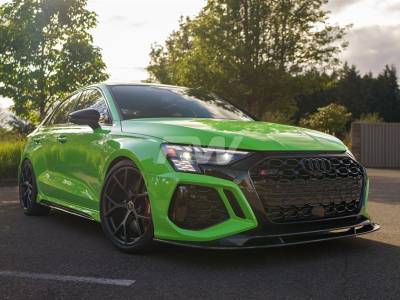 RW Carbon - Audi RS3 8Y Carbon Fiber Front Lip Spoiler audirs38y01 - Image 4