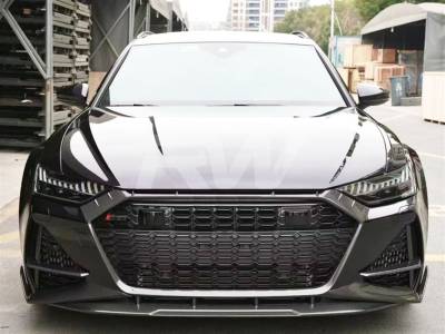 RW Carbon - Audi RS6 C8 Avant Carbon Fiber Front Lip audirs601 - Image 2