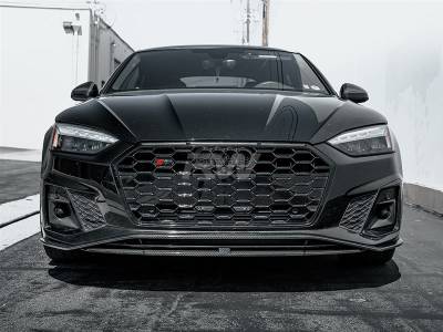 RW Carbon - Audi A5 S-Line S5 Carbon Fiber Front Lip Spoiler audib9a503 - Image 2