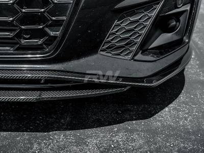 RW Carbon - Audi A5 S-Line S5 Carbon Fiber Front Lip Spoiler audib9a503 - Image 3