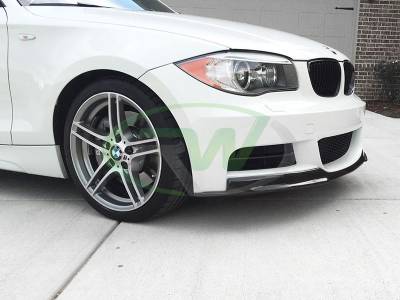 RW Carbon - BMW E82 E88 Carbon Fiber Front Lip Spoiler bmwe82010 - Image 3