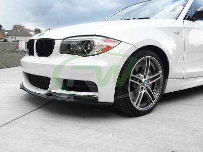 RW Carbon - BMW E82 E88 Carbon Fiber Front Lip Spoiler bmwe82010 - Image 4