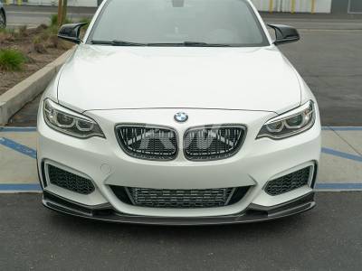 RW Carbon - BMW F22 F23 3D Style Carbon Fiber Front Lip bmwf22006 - Image 2