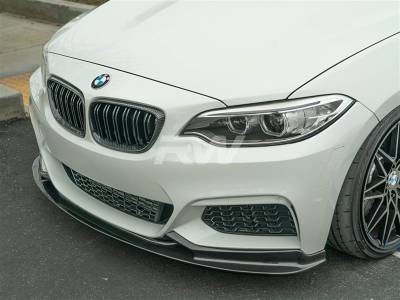 RW Carbon - BMW F22 F23 3D Style Carbon Fiber Front Lip bmwf22006 - Image 3