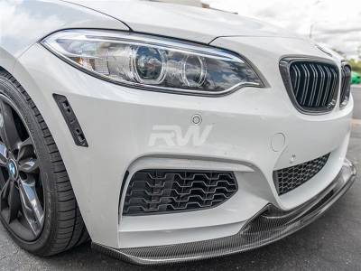 BMW F22 F23 Exotics Style CF Front Lip Spoiler bmwf22014