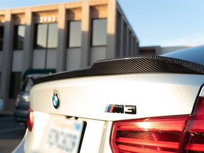 RW Carbon - BMW F30 F80 M3 CS Style Carbon Fiber Trunk Spoiler bmwf80003 - Image 3