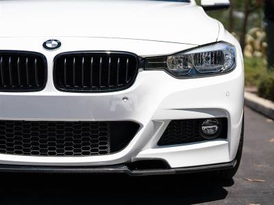 RW Carbon - BMW F30 F31 R Style Carbon Fiber Front Lip bmwf30046 - Image 3