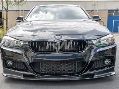 RW Carbon - BMW F30 F31 3D Style Carbon Fiber Front Lip bmwf30040 - Image 2