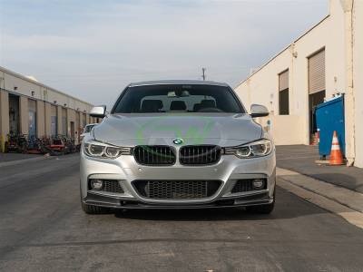 RW Carbon - BMW F30 F31 3D Style Carbon Fiber Front Lip bmwf30040 - Image 3