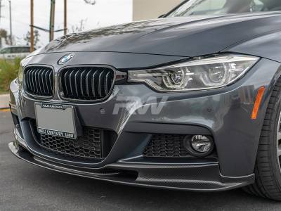 RW Carbon - BMW F30 F31 3D Style Carbon Fiber Front Lip bmwf30040 - Image 4