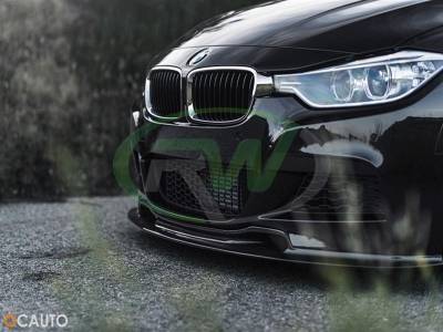 RW Carbon - BMW F30 F31 Varis Style Carbon Fiber Front Lip bmwf30002 - Image 2