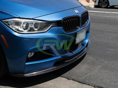 RW Carbon - BMW F30 F31 Varis Style Carbon Fiber Front Lip bmwf30002 - Image 3