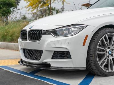 RW Carbon - BMW F30 F31 Varis Style Carbon Fiber Front Lip bmwf30002 - Image 4
