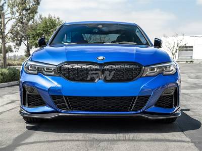 RW Carbon - BMW G20 3-Series EC Style Carbon Fiber Front Lip bmwg20030 - Image 2