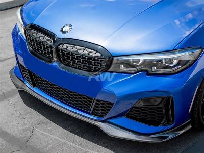 RW Carbon - BMW G20 3-Series EC Style Carbon Fiber Front Lip bmwg20030 - Image 4