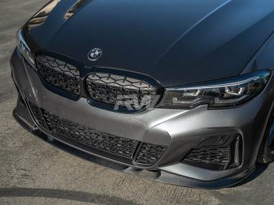 BMW G20 3D Style Carbon Fiber Front Lip Spoiler bmwg20021
