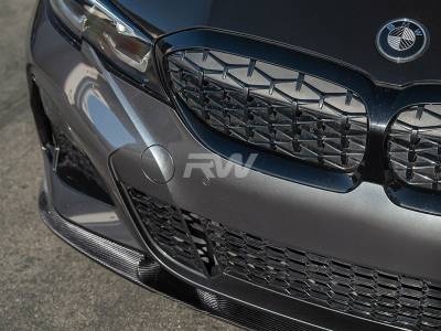 RW Carbon - BMW G20 3D Style Carbon Fiber Front Lip Spoiler bmwg20021 - Image 3