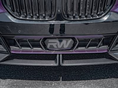 RW Carbon - BMW G05 X5 LCI OEM Style CF Center Bumper Trim bmwg05016 - Image 3