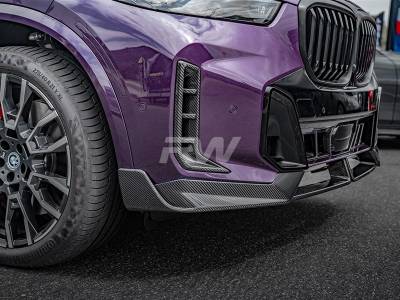 RW Carbon - BMW G05 X5 LCI Carbon Fiber Performance Style Front Lip bmwg05015 - Image 3